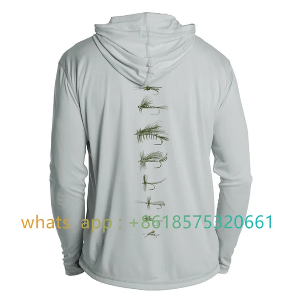 

Fishing Hoodie Summer Fishing Clothing Long Sleeve Breathable Fishing Performance Shirt Uv Protection Mens Fishing Wear
