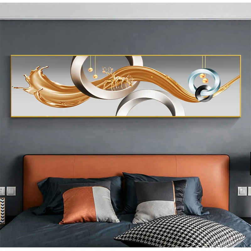 Абстрактные геометрические постеры в скандинавском стиле настенные