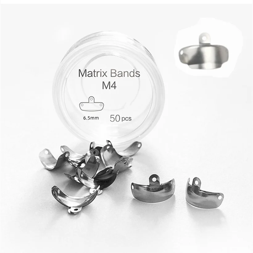 

50 шт. в коробке, стоматологическая матрица, секционные Контурные ленты, металлические матричные ленты с отверстиями, стоматологические материалы