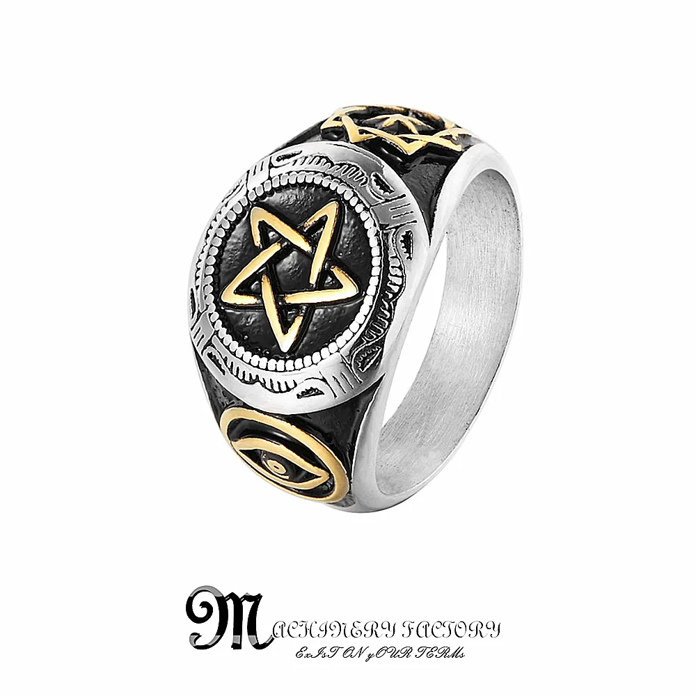 

Мужские и женские кольца Devil's Eye в готическом стиле
