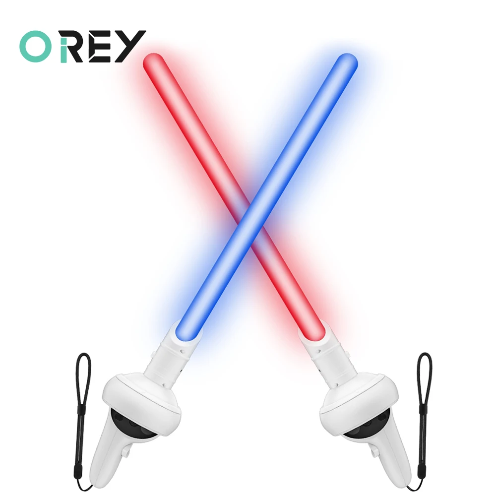 Best Para bater sabre alças controlador para oculus quest 2 lightsaber extensão apertos vr workout jogos para oculus quest2 acessórios