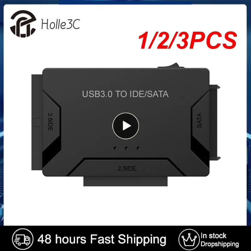 

1/2/3 шт. адаптер для жесткого диска 3,0 к SATA IDE, кабель-конвертер для жесткого диска 3,5 дюйма HDD/SSD DVD ROM -RW 3 в 1 IDE SATA адаптер
