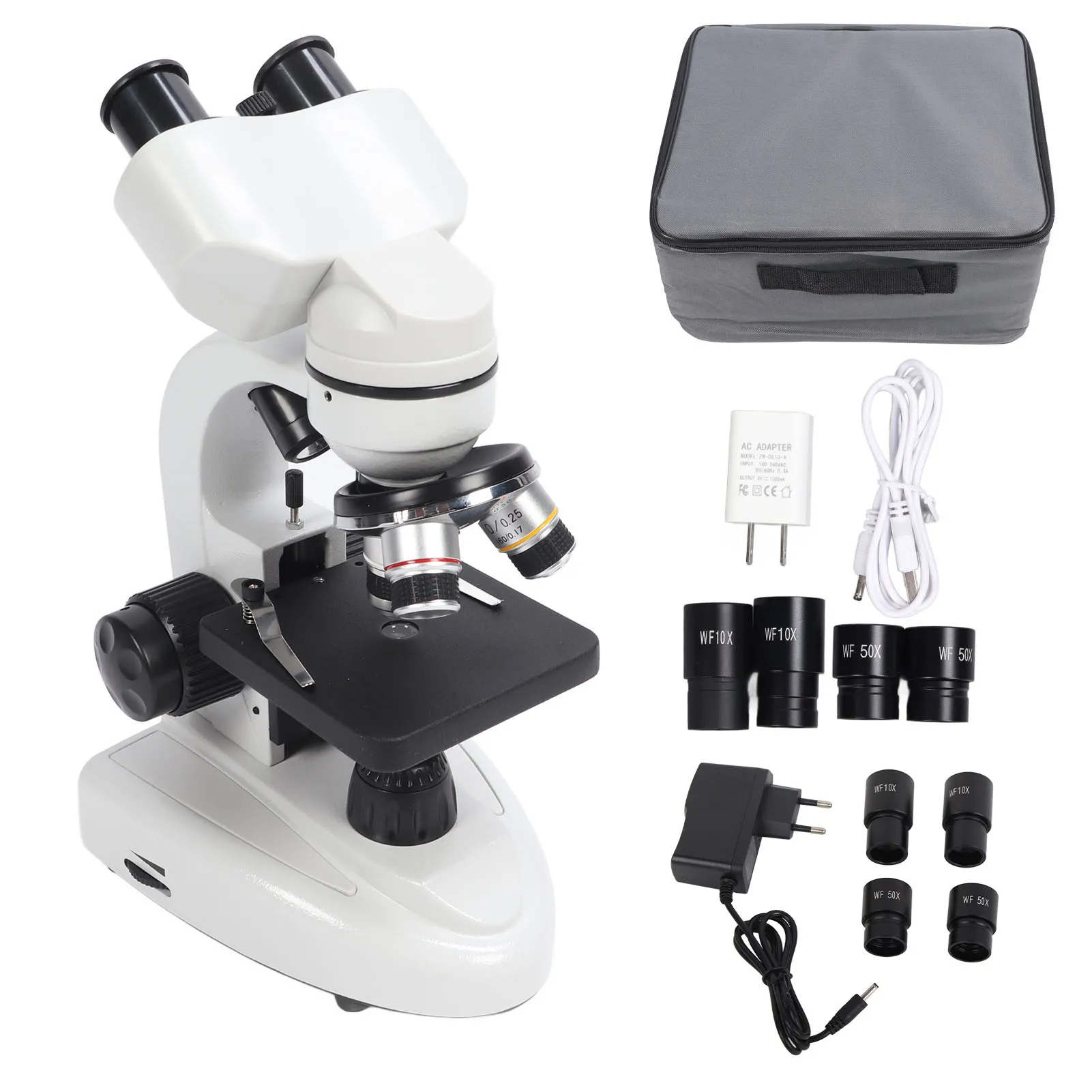 Бинокулярный микроскоп 40X-5000X