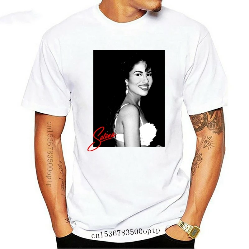 

Selena Quintanilla Women'S Size Large White Crop Top Graphic Tee Shirt Gyms Fitness Tee Shirt