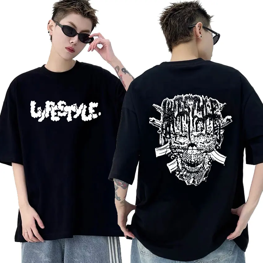 Рэпер Yeat Lyfestyle футболка с принтом альбома для мужчин и женщин модные хлопковые