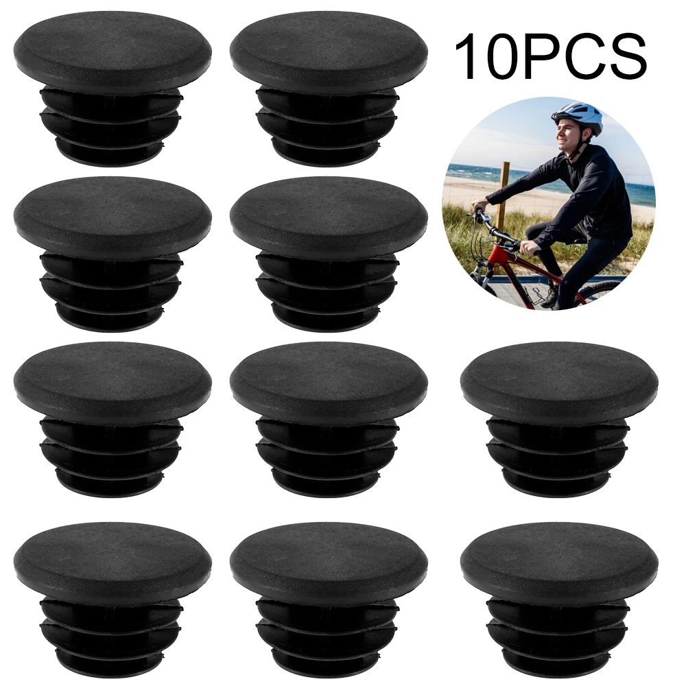 

10pcs Bike Handlebar Bar End Caps Replacement Rubber Bicycle Grip Mountain Bar End Plugs Inside Diameter 22 mm Bicycle Accessory