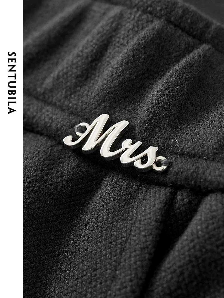 Женские плотные теплые повседневные брюки Sentubila длиной до щиколотки весна 2024