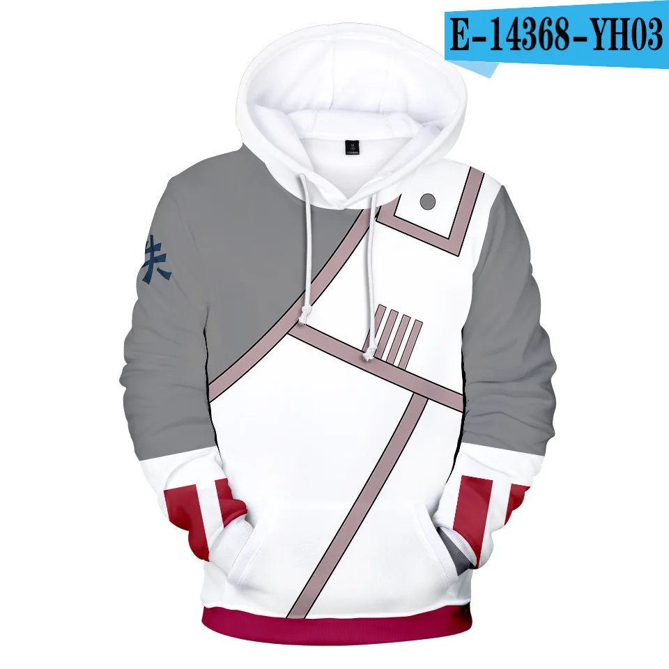 

New Naruto Character Suit 3D Digital Color Printed Hoodie, Sports and Leisure Pullover Hooded Sweatshirt for Men and Women