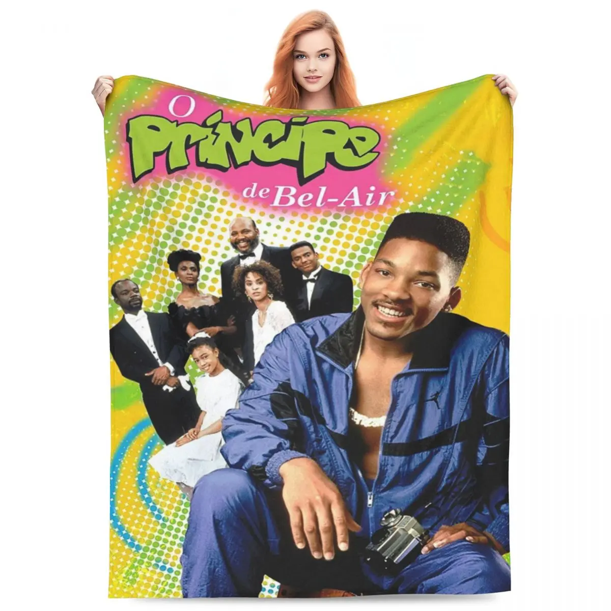 Одеяло Prince Of Bel-Air микрофлисовое одеяло четыре размера современное портативное