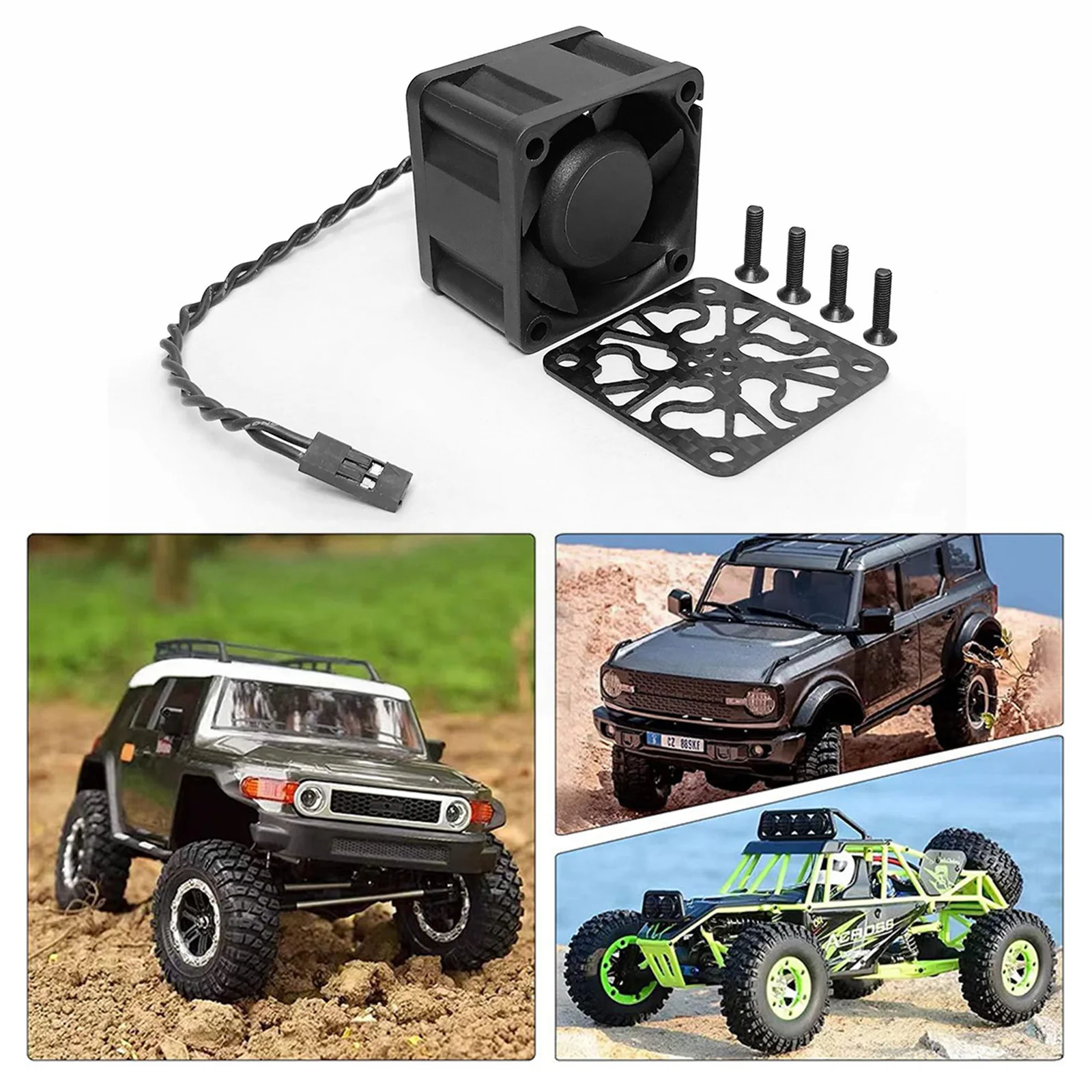 

Высокоскоростной кулер ESC с двумя шарикоподшипниками, воздушные циркуляторы 25000 об/мин, 8,4 в для ARRMA 1/5 1/6 1/7 1/8, Радиоуправляемый автомобиль дл...