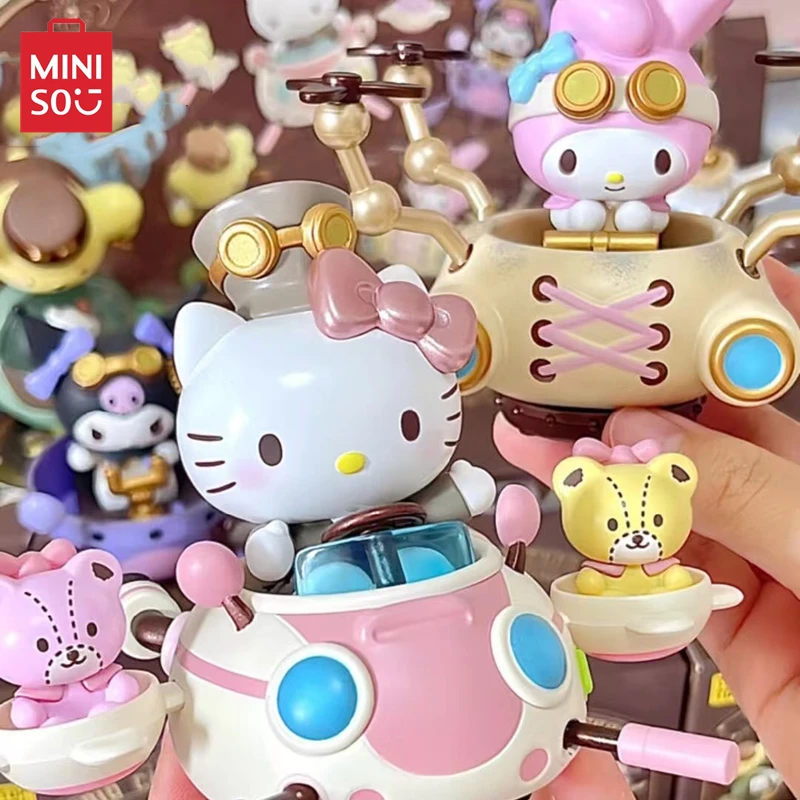MINISO слепая коробка TOP TOY Sanrio в стиле стимпанк серия модель Kawaii Kuromi декоративное