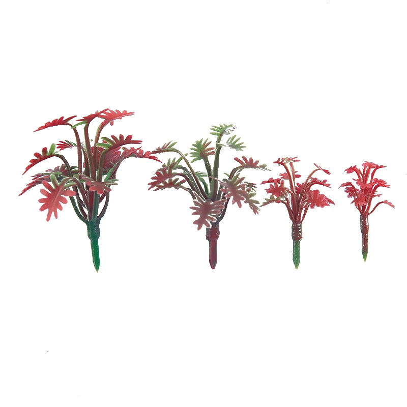 

10pcs/lot Dollhouse Miniature Green Plants Micro Landscape Decoration DollHouse Decor