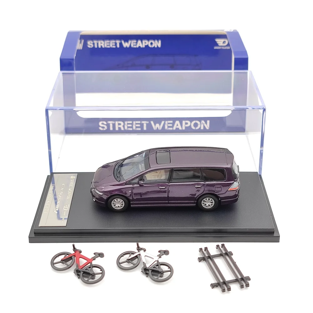 

Street Weapon 1/64 For H~da Odyssey Purple Limited 500 Diecast Model Car Collection