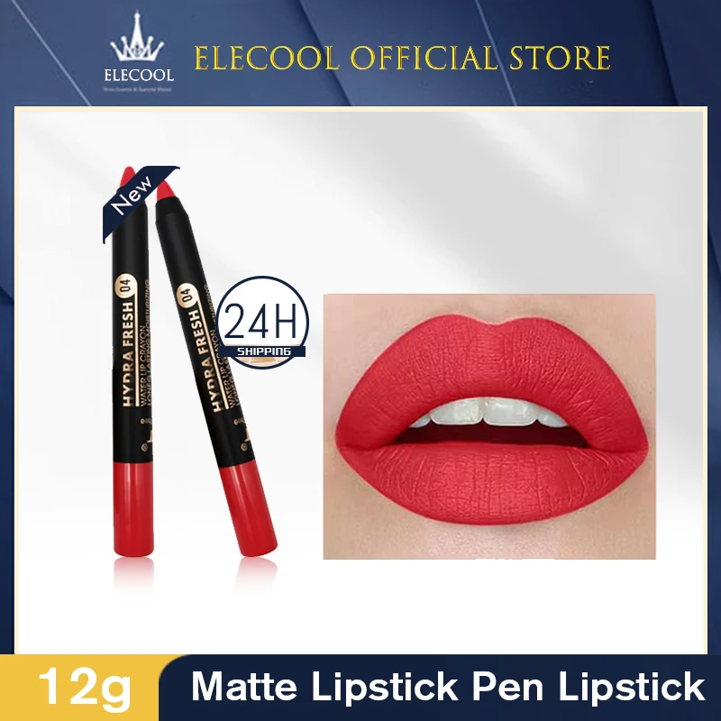 

9 Colors Velvet Matte Lipsticks Pencil Waterproof Long Lasting Sexy Red Lip Stick Non-Stick Cup Makeup Lip Tint Pencil Cosmetic