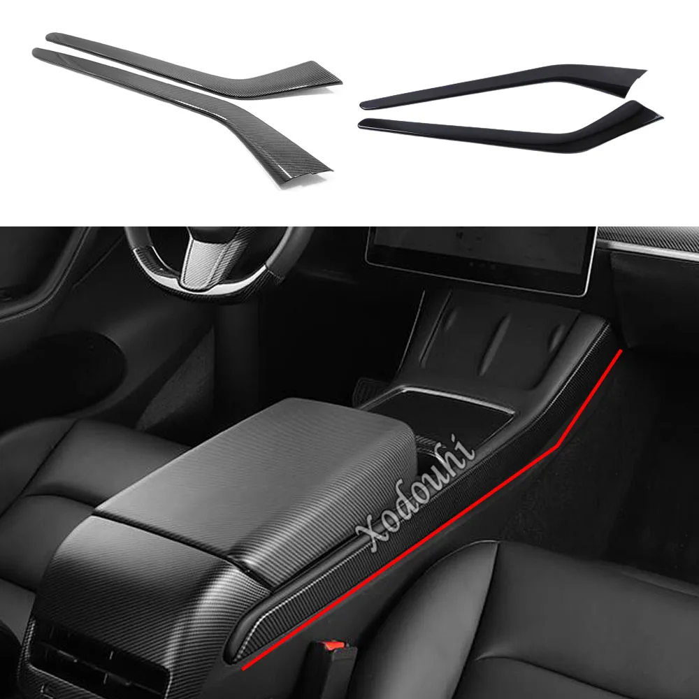 

For Tesla Model 3 Model3 2017 2018 2019 2020 2021 2022 2023 Car Sticker Cover ABS Middle Front Shift Stall Paddle Cup Lamp Trim