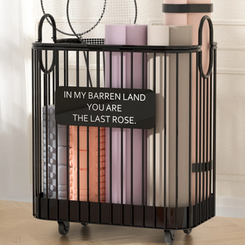 Металлическая корзина для йоги и бадминтона в скандинавском стиле