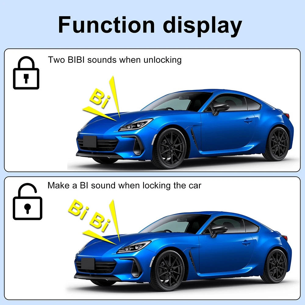 Для Toyota GR86 Subaru BRZ 2021 2022 2023 2024 Автомобильный Замок зуммер дистанционный