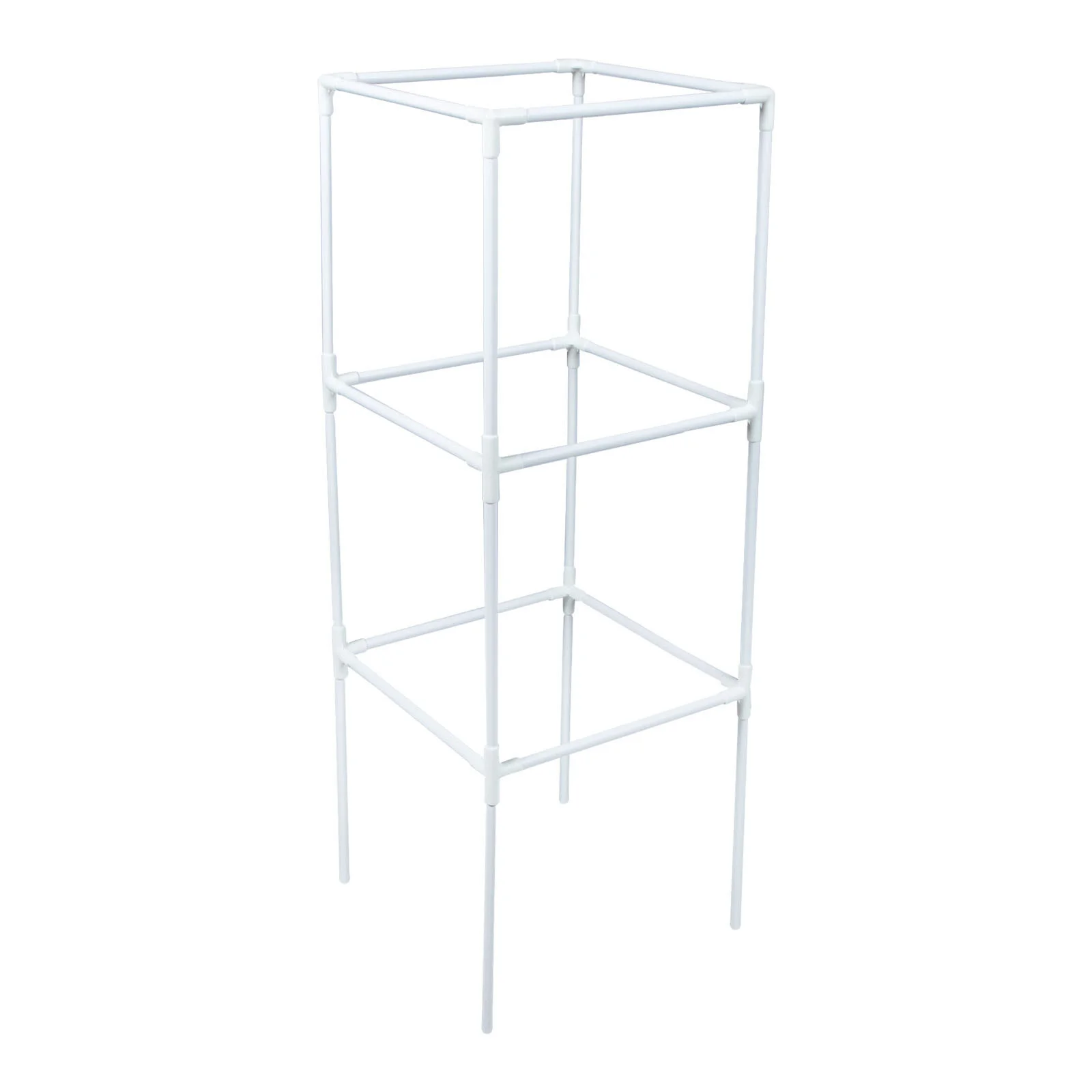 

Vegetable Rack Potted Plants Cage Climbing Support Garden Trellis Folding Tomato DIY Plastic Cucumber Square Planter