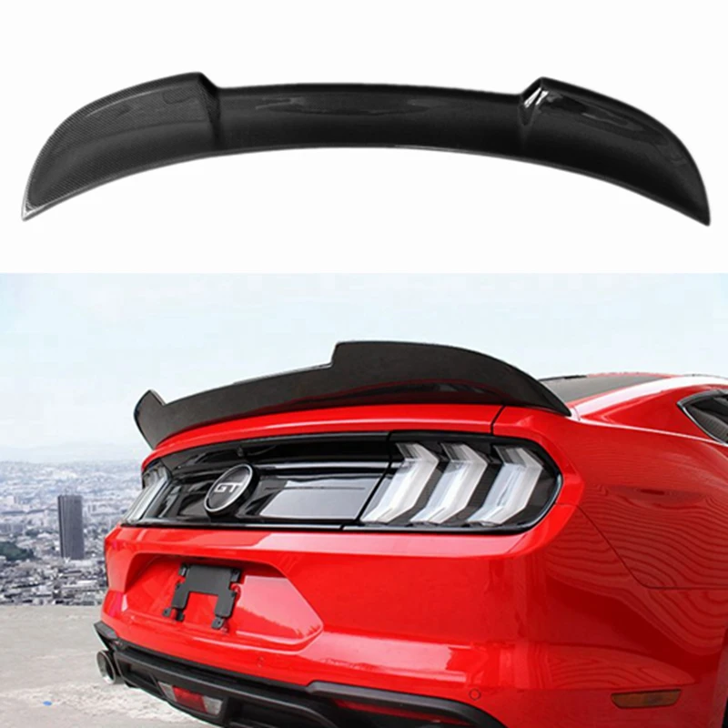 

For Ford Mustang Coupe 2015 2016 Carbon Fiber / FRP Rear Spoiler Trunk Wing
