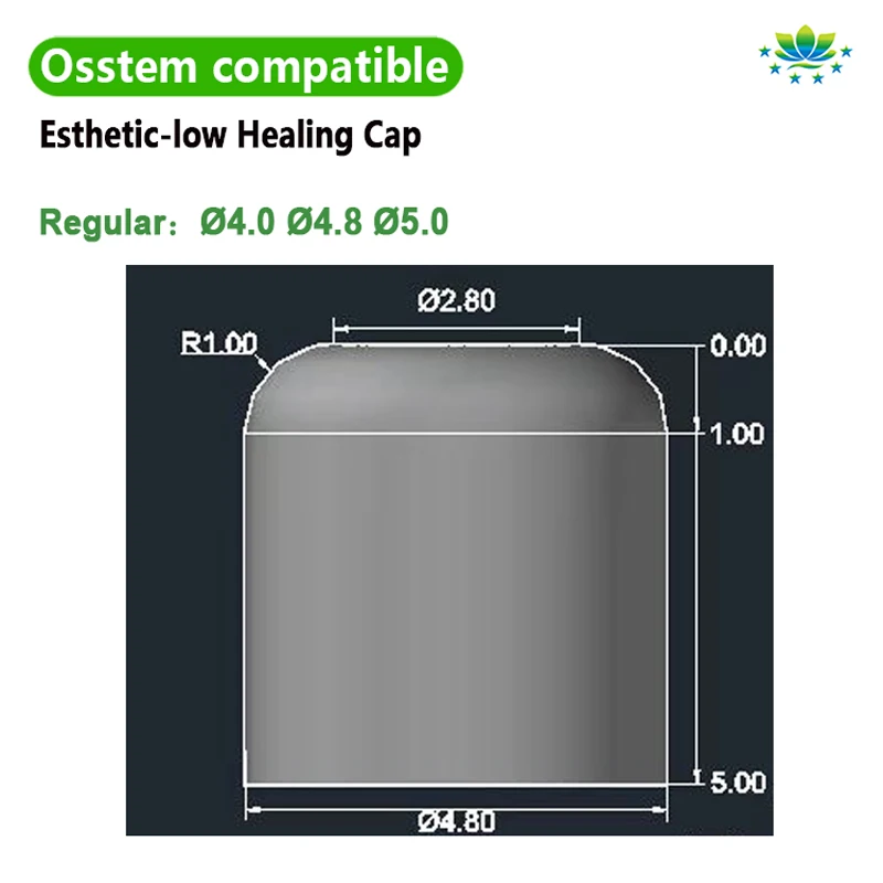 Фото Для обновляющего колпачка Osstem Multi Unit OEM ODM, крышка исцеляющего абатмента для Multi-Unit 4,0 4,8 5,0, детали и аксессуары для зубных имплантатов №4
