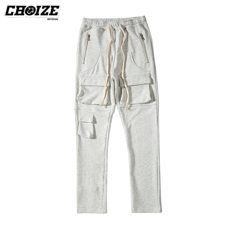 

Urban Mens Streetwear Drop-crotch Cargo Sweatpants Hip Hop Soild Color Harem Sweat Pants Men Women Baggy Joggers Autumn Winter