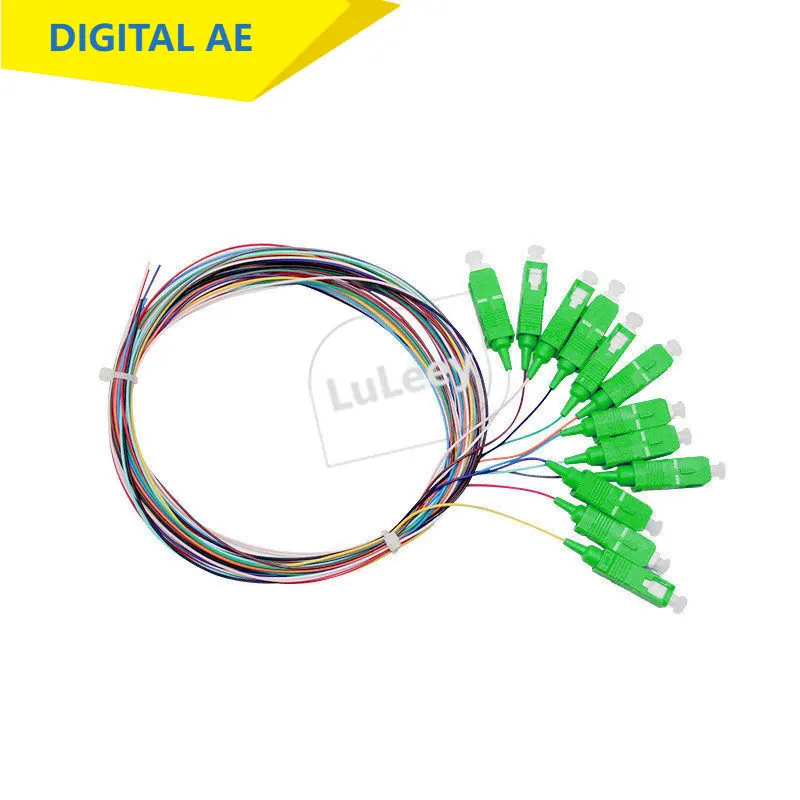 

1.5M 12-Core SC APC-0.9mm Fasciculation Tail Fiber Wire Jumper Single-Mode Pigtail SC Interface