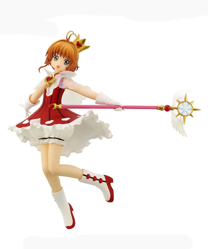 

[In Stock] 100% Original Card Captor SAKURA KINOMOTO SAKURA Action Figure Anime Figurine Pvc Collectible Model Toy