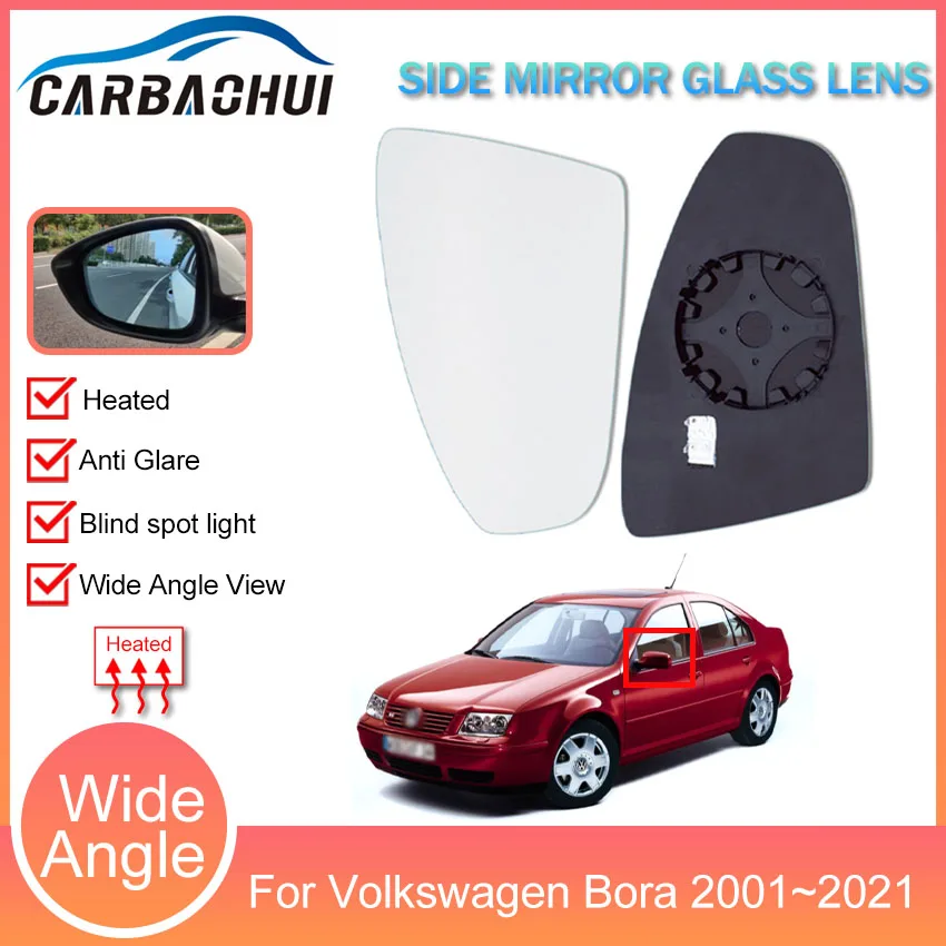 

Левое и правое стекло с подогревом для слепых зон, предупреждающее о слепых местах, боковое зеркало заднего вида для Volkswagen Bora 2001 ~ 2014 2015 2016 2017 ...