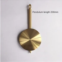 vintage mechanical clock accessories gold pendulum clock mechanism repair clockwork pendulum long shaft home decoration