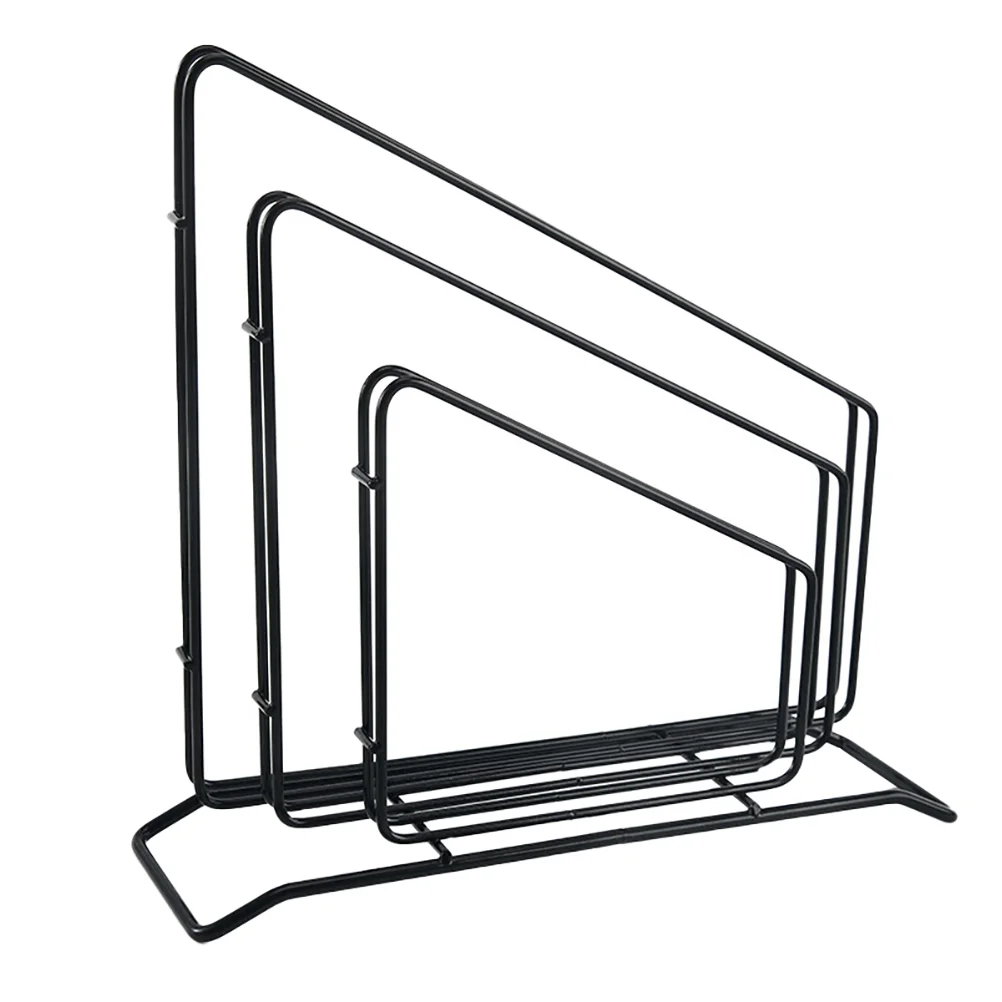 

Board Holder Rack Cutting Pot Lid Metal Organizer Storage Chopping Dish Plate Pots Pan Lids Stand