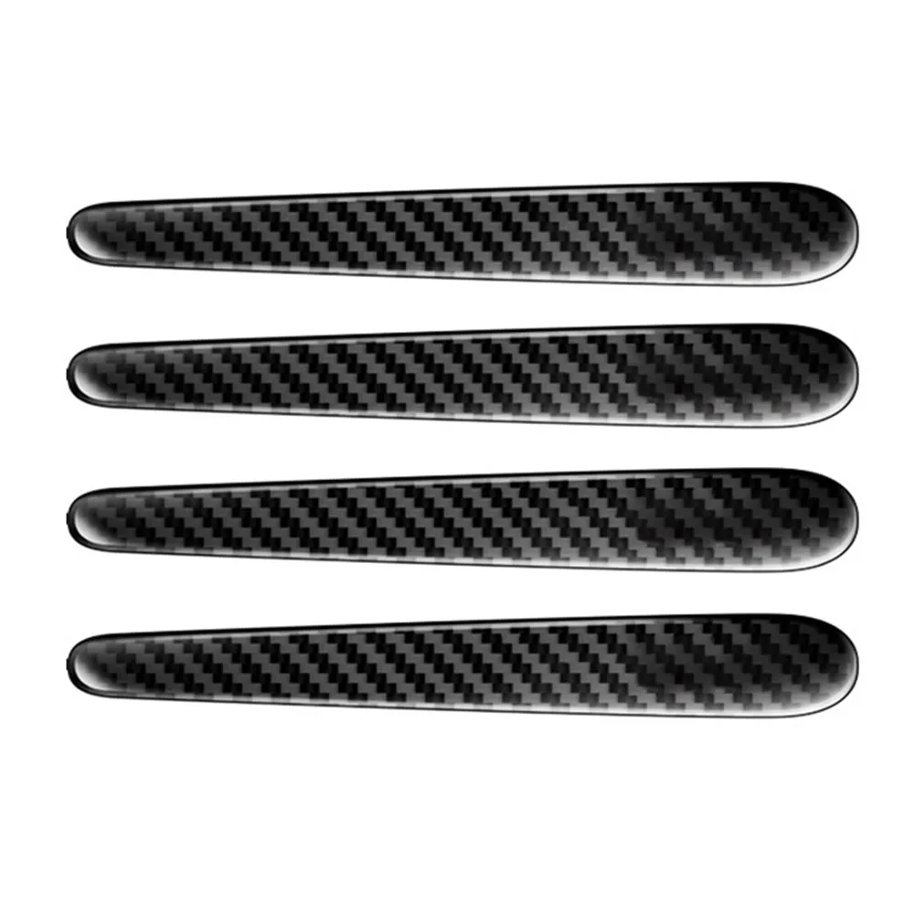 

4PCS Handle Stickers Door Handle Epoxy Carbon Fiber Side Universal Helpful
