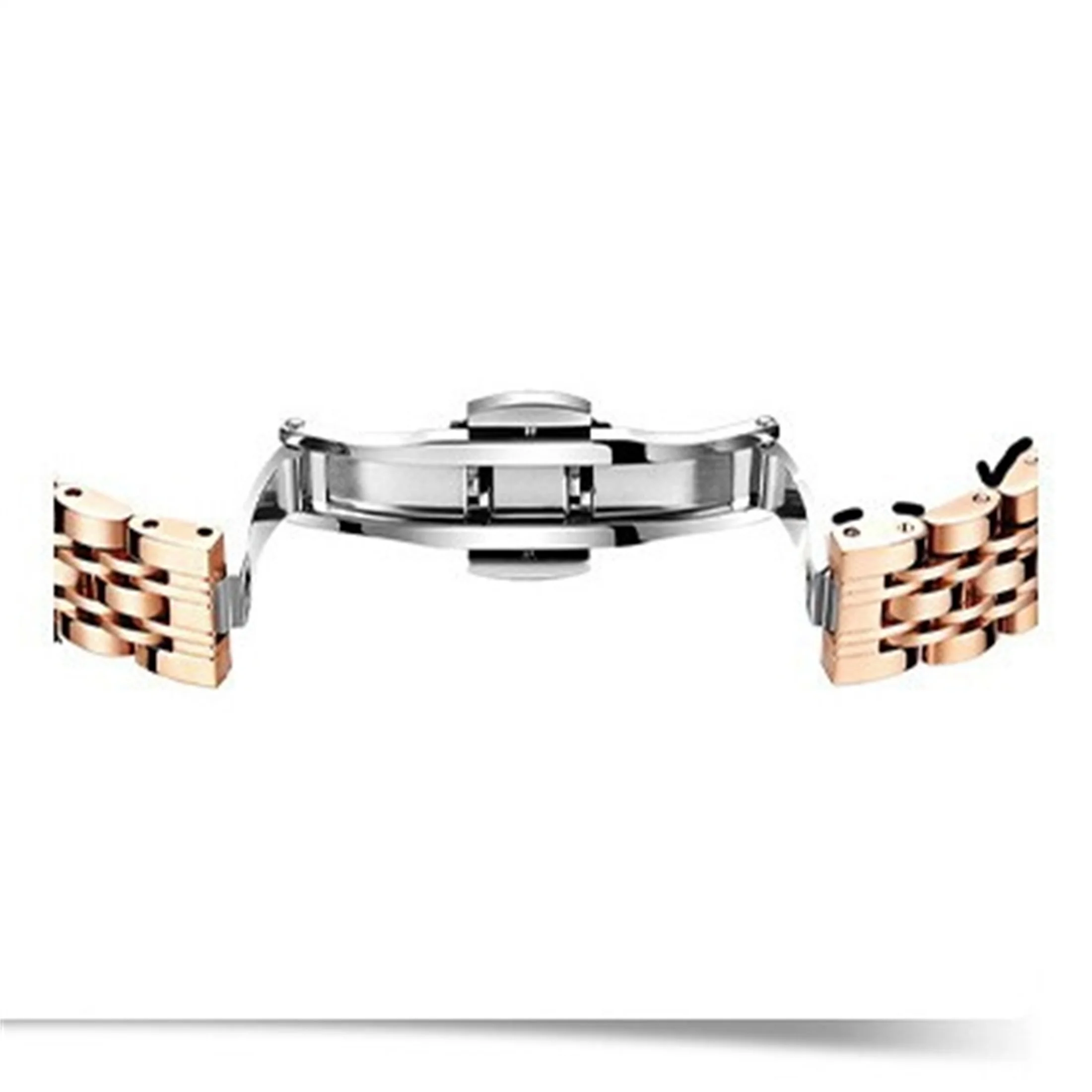 Часы женские кварцевые из нержавеющей стали с календарём водонепроницаемые