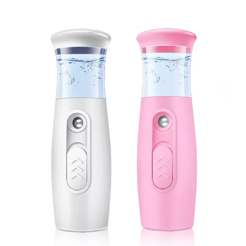 

USB Rechargable Humidifier Air Diffuser Handheld Water Ultrasonic Nano Spray Essential Car Oil Steamed Face For Home Use