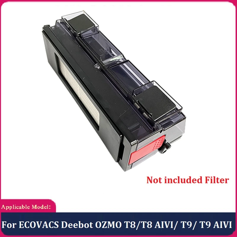 

Dust Box For ECOVACS Deebot OZMO T8/T8 AIVI/ T9/ T9 AIVI Robot Vacuum Cleaner Accessories Dust Box Bin