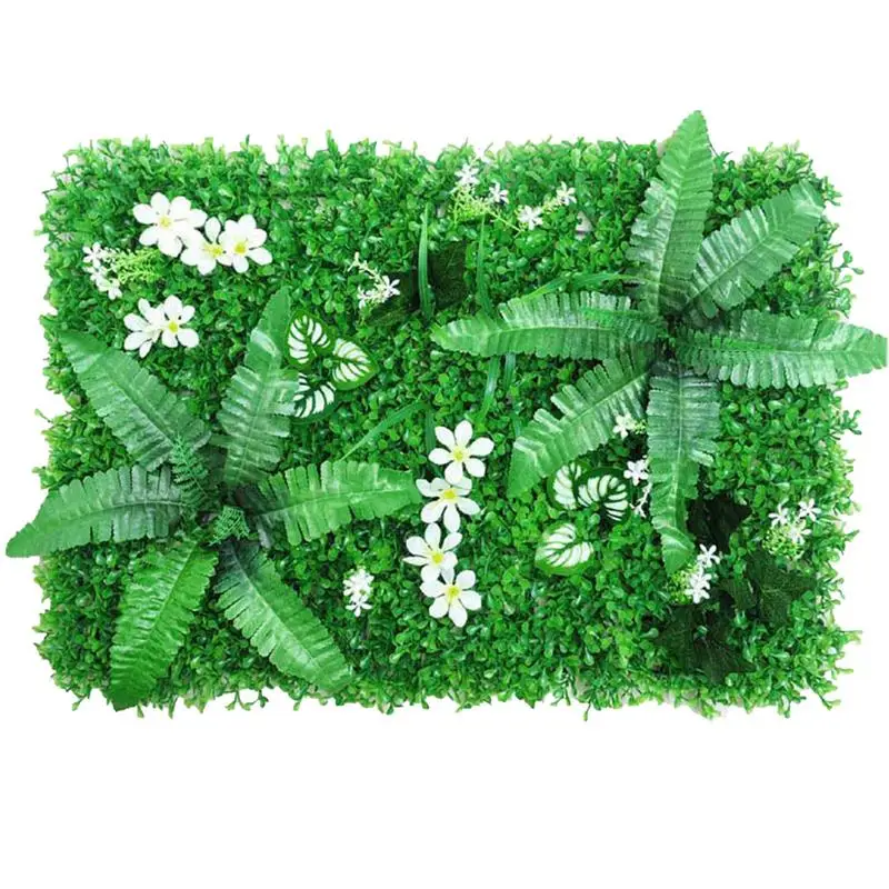Искусственная трава, настенные панели, искусственные панели, Topiary, живая изгородь, искусственные листья, лоза, живая изгородь, уличный декор, украшение для сада, заднего двора