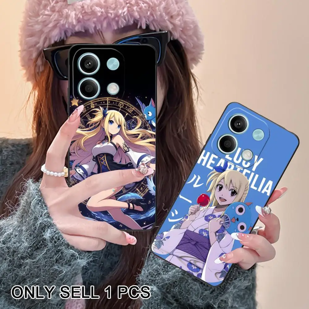 Фото Чехол для телефона Fairy Tail Lucy для POCO F8 F7 F6 F5 F4 F3 F2 Pro GT C75 C71 C65 C61 C40 Pro, ультрамягкий противоударный чехол из ТПУ №3