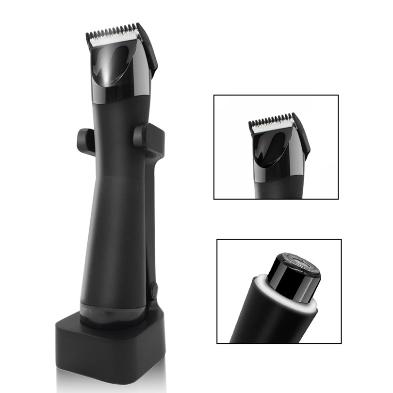 

2 в 1 триммер для волос для тела Мужская бритва Водонепроницаемая электрическая бритва для лобковой частной области профессиональные машинки для стрижки бритья машинка