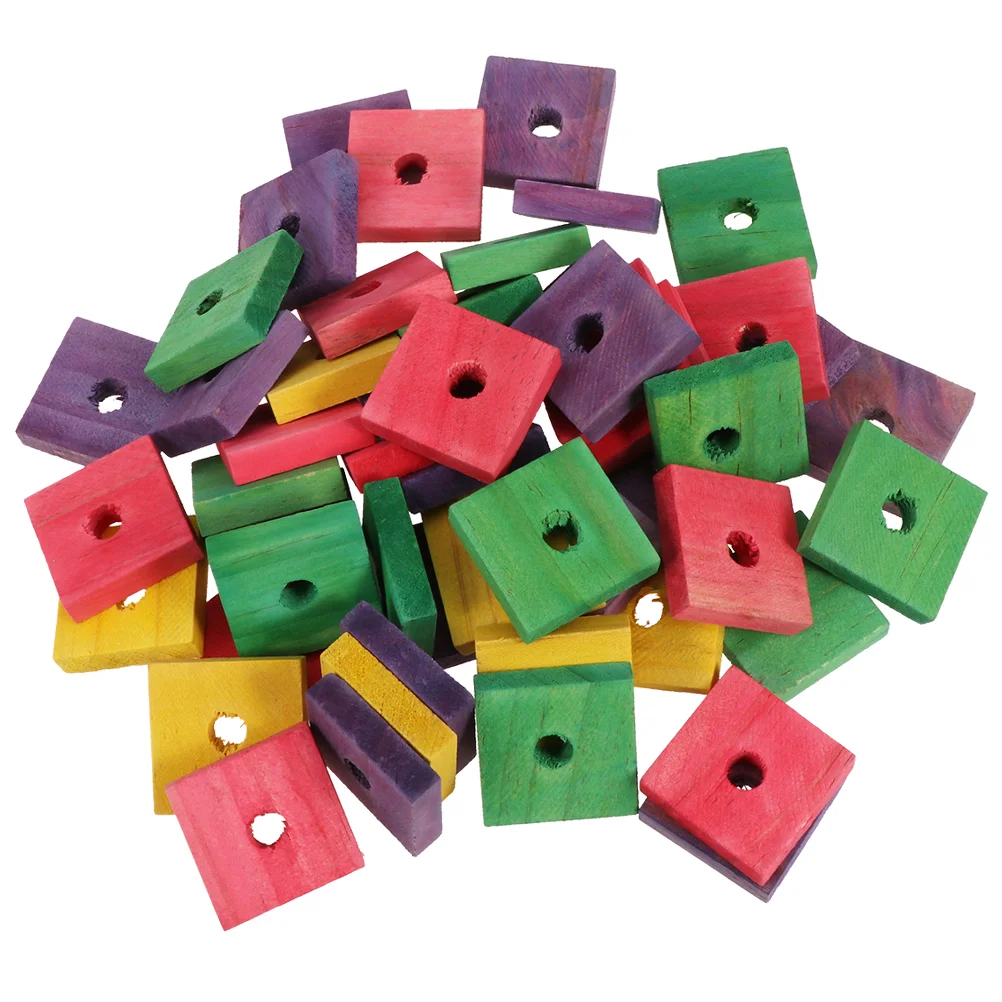 

Toy Toys Parrot Bird Woodenbite Plaything Blocks Teeth Block Chewing Cage Pet Grinding Wood Birds Chip Large Stacking Chew Diy