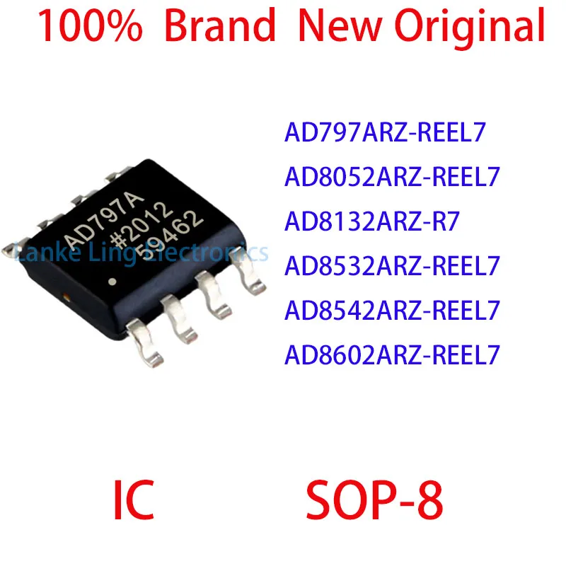 AD797ARZ-REEL7 AD8052ARZ-REEL7 AD8132ARZ-R7 AD8532ARZ-REEL7 AD8542ARZ-REEL7 AD8602ARZ-REEL7 100%  Brand  New Original IC SOP-8