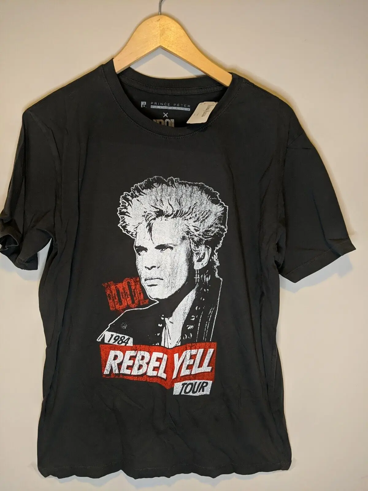 Футболка с изображением принца Питера, Билли идола, Rebel Yell Tour, новинка 1984, Размер средний-редкий