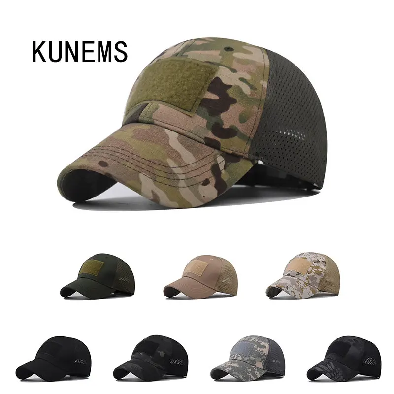 

KUNEMS летние камуфляжные бейсболки в стиле джунглей для мужчин и женщин, Классические уличные шапки, Повседневная шляпа от солнца, Регулируем...