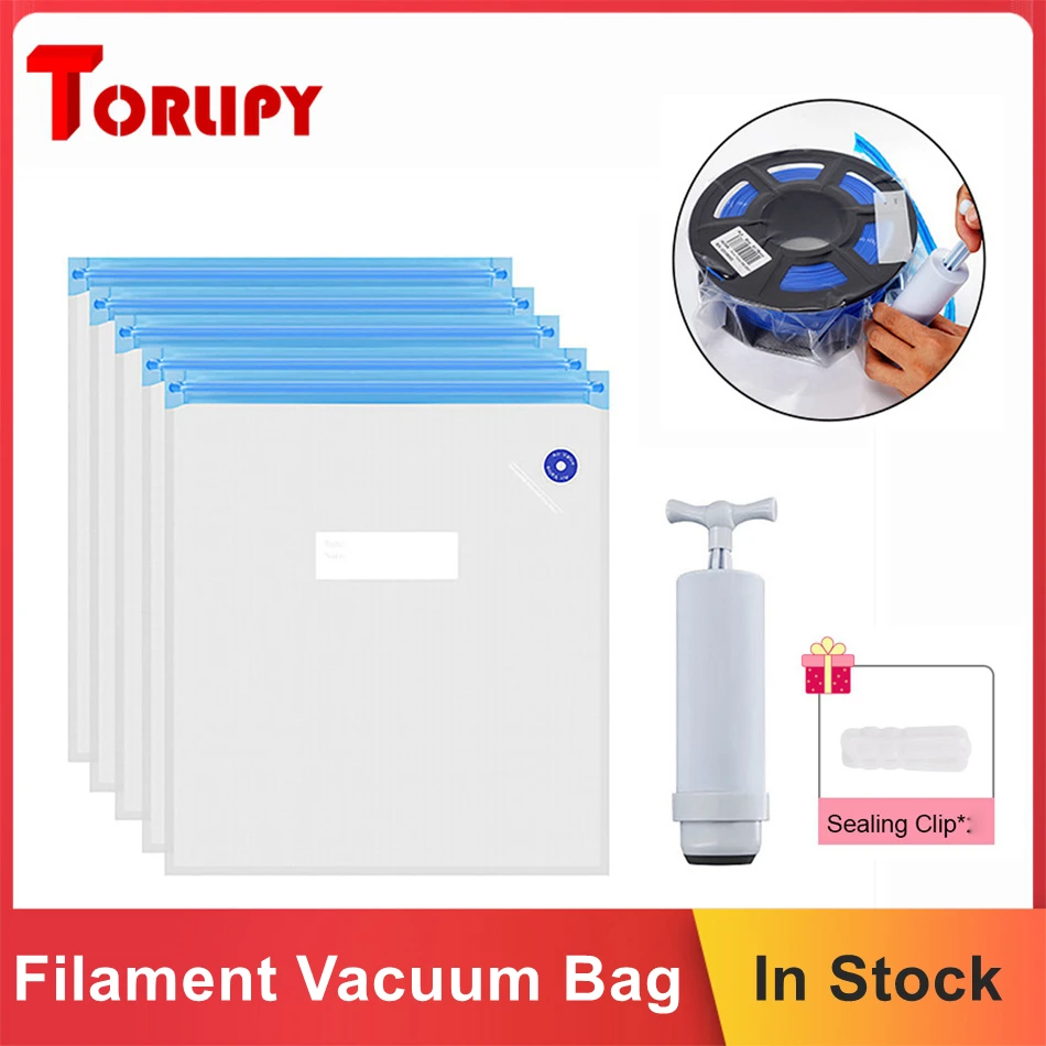 Torlipy – sac de rangement pour Filament d'imprimante 3D  Standard 1KG/rouleaux  sacs de séchage