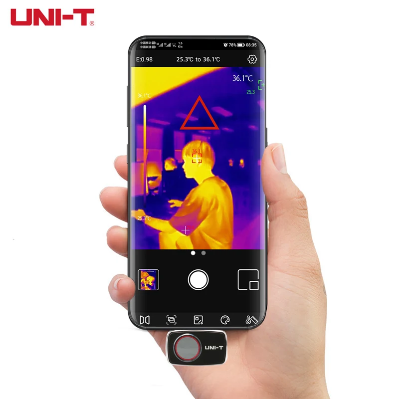 

Тепловизор UTI260M, Инфракрасный Тепловизор с функцией ночного видения