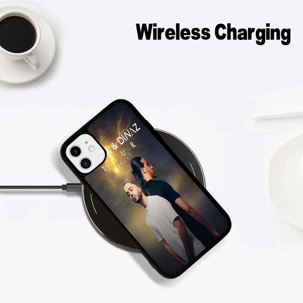 Djadja &amp Dinaz Phone Case Magesafe Magnetic Wireless Charge For iPhone 16 11 12 13 14 15 Pro Max Plus Mini