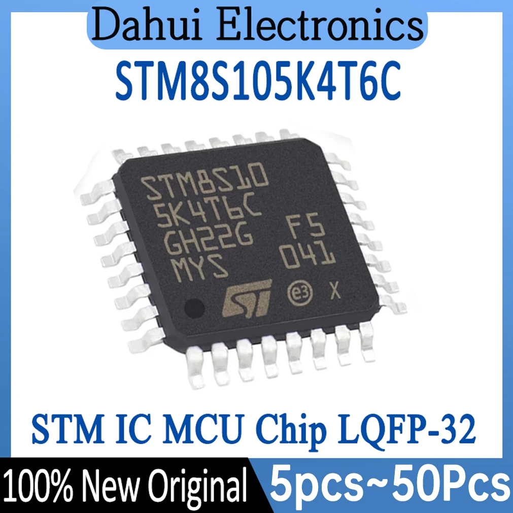 

STM8S105K4T6C STM8S105K4T6 STM8S105K4 STM8S105K STM8S105 STM8S STM IC MCU Chip LQFP-32 in Stock 100% New Original