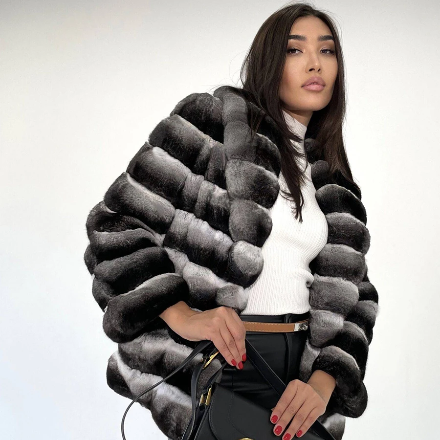 

Зимние женские короткие меховые куртки из натуральной кожи