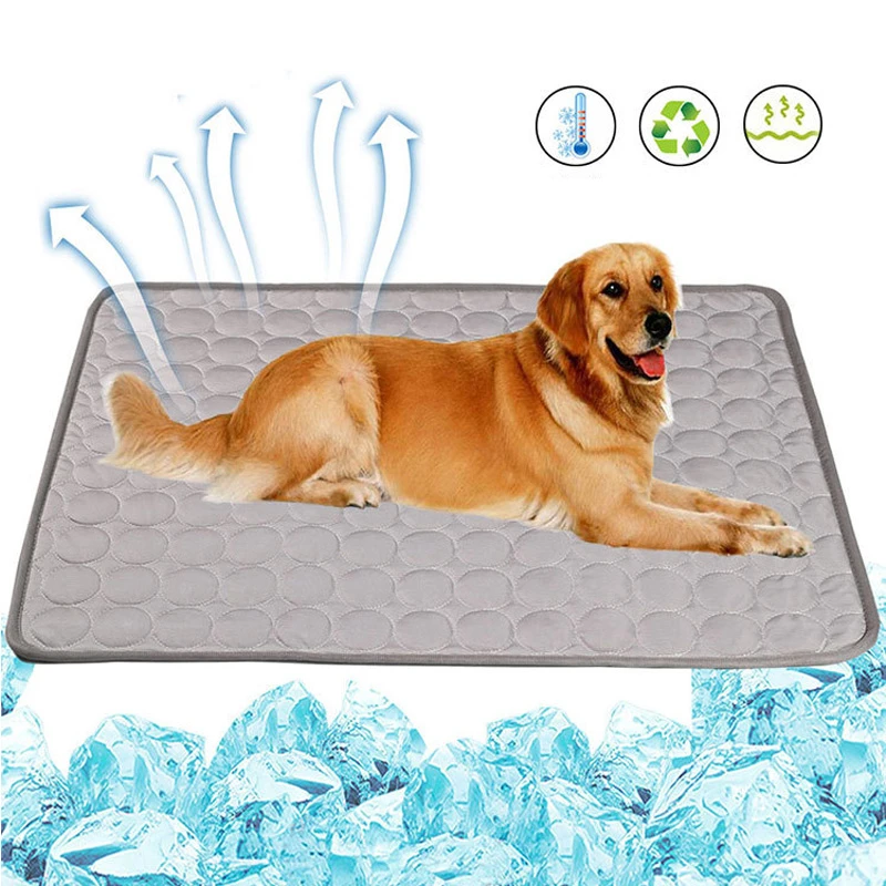 

Pad For Summer Dog Mat Dogs Cooling Sofa Cat Breathable Blanket Pet Bed DogSofa Blanket Breathable Pet Bed Dog Cat