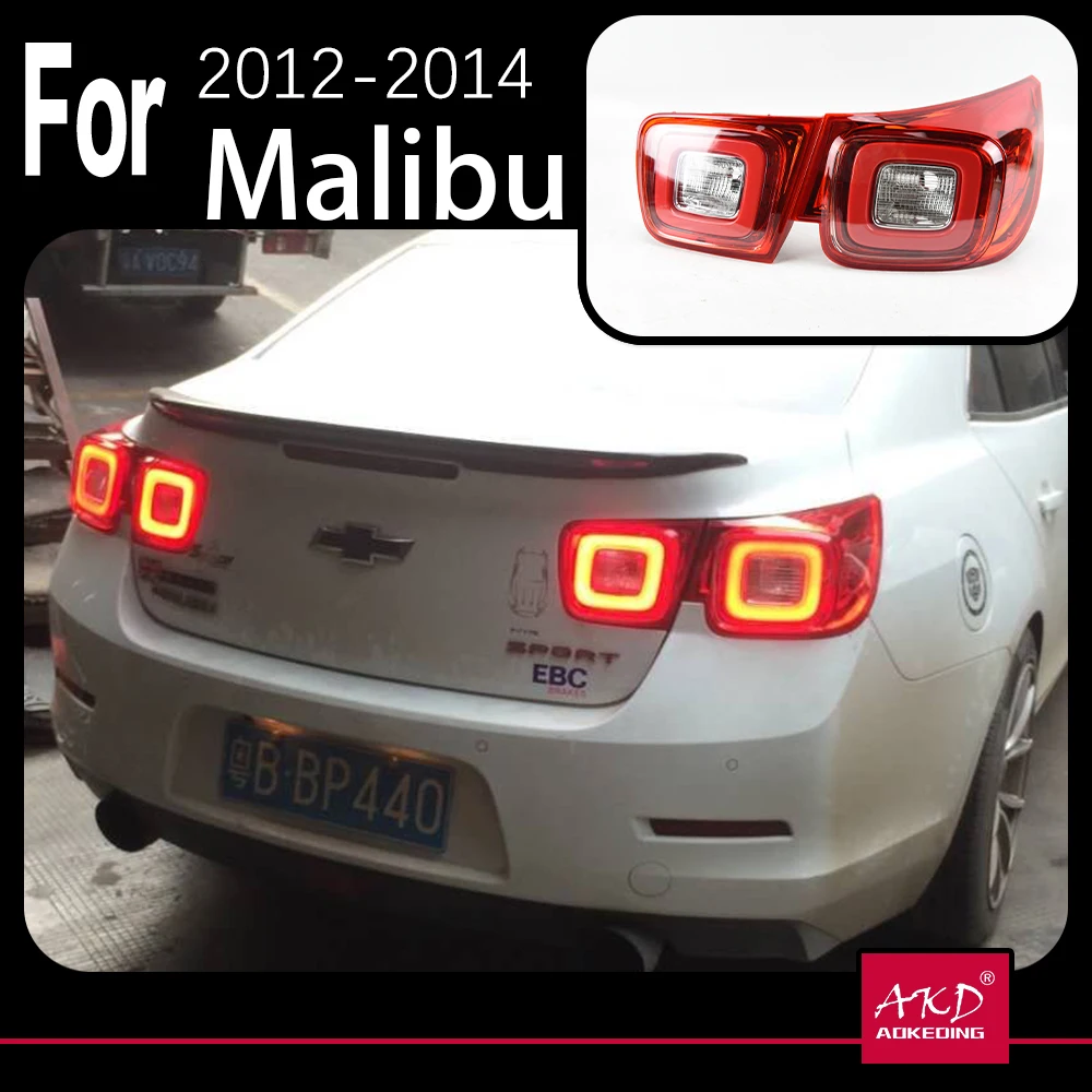 

AKD Car Model Tail Lamp for Chevrolet Malibu Tail Lights 2012 Malibu LED Tail Light DRL Signal Brake Reverse auto Accessories