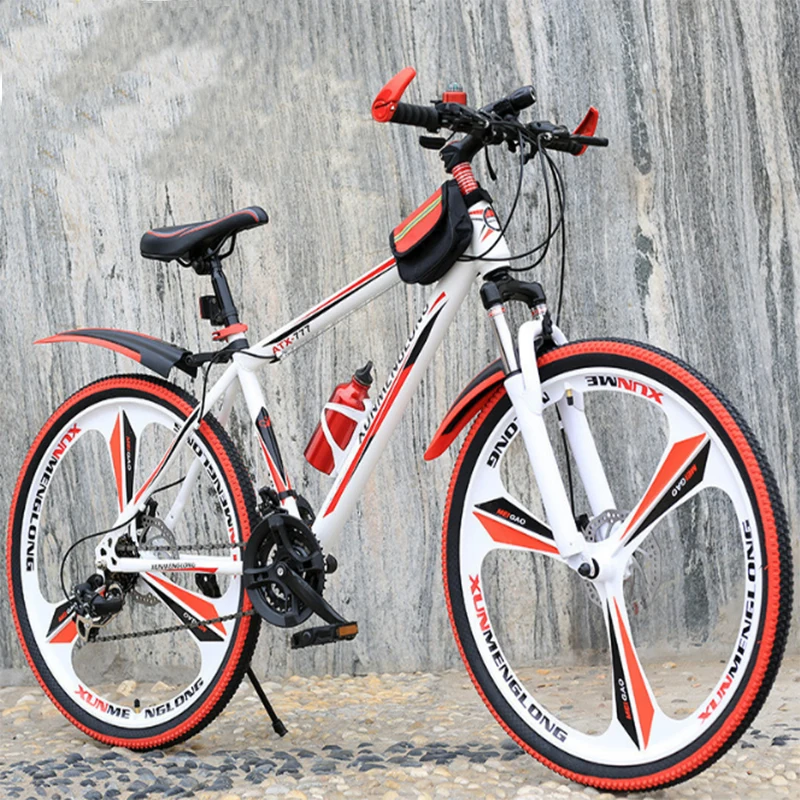 

Горный велосипед для взрослых и подростков, Одноколесный амортизирующий двойной дисковый тормоз для мужчин и женщин, студенческий горный велосипед