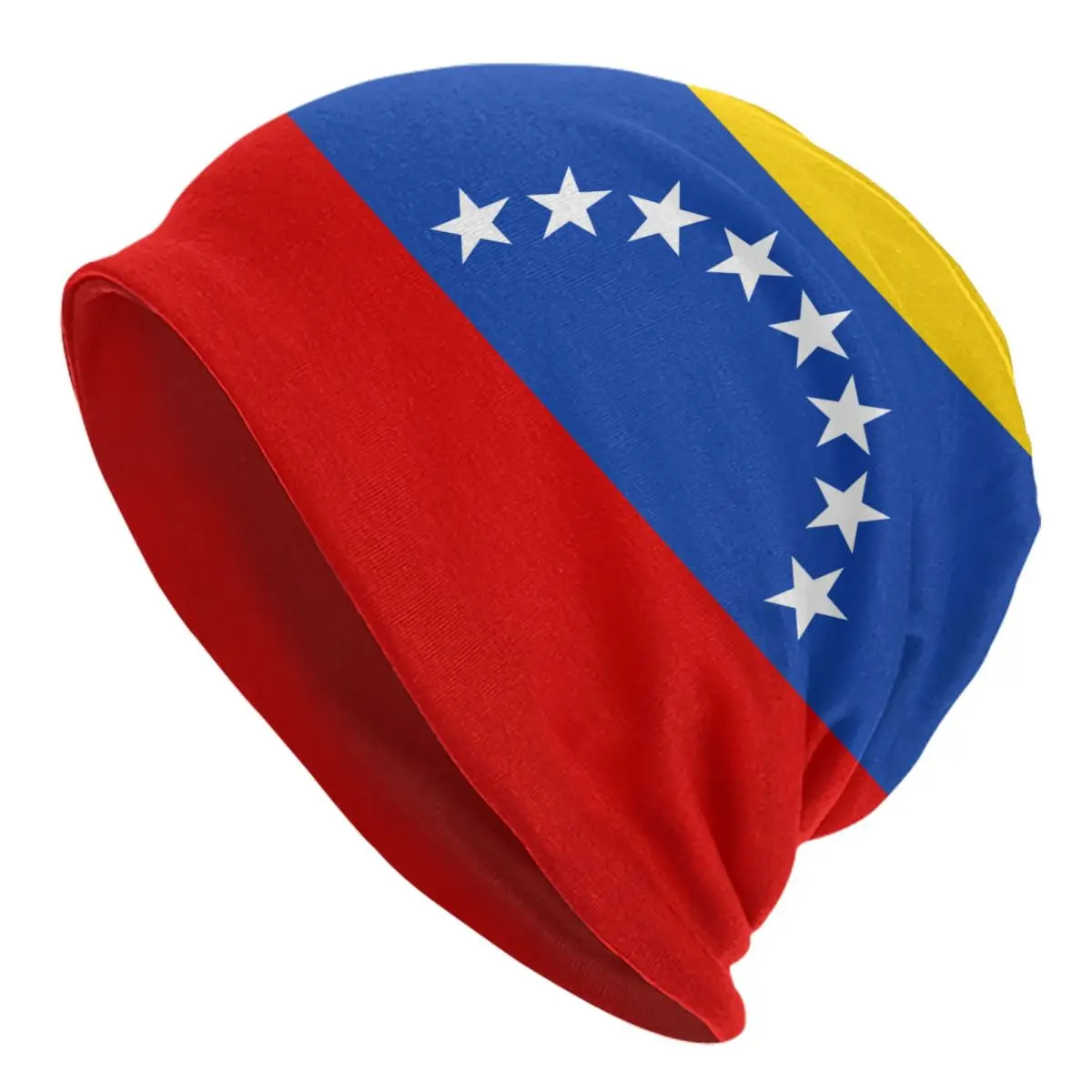 

Новинка, вязаная шапка для женщин и мужчин, сезон весна-зима, эластичные шапки-бини с флагом Венесуэлы, оптовая продажа